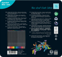 Faber-Castell 116425 Farbstifte Black Edition sort. / 24St.