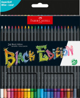 Faber-Castell 116424 Buntstifte Black Edition sortiert /...