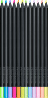 Faber-Castell 116410 Buntstifte Black Edition Neon&Paste