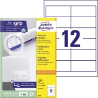 Zweckform 3659 Universaletiketten 97x42,3mm...