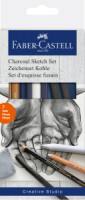 Faber-Castell 114002 Zeichenset Kohle 7-teilig