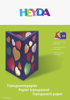 Heyda 20-4875406 Transparentpapier 198x297mm / 10Farben...