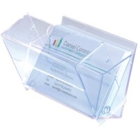 Sigel VA110 Visitenkartenbox für 100 Karten glasklar 2