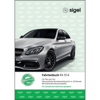 Sigel FA514 Fahrtenbuch A5 PKW + LKW / 32Blatt
