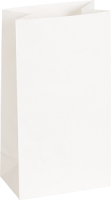 Heyda 20-3089310 Papier-Bodenbeutel 10x5,5x17,5cm weiß