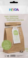 Heyda 203089301 Bodenbeutel Papier natur 12x6x21cm / 25St.