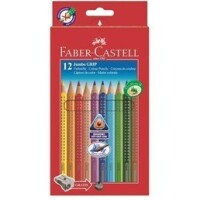 Faber-Castell 110912 Jumbo Grip Farbstifte sortiert / 12St.
