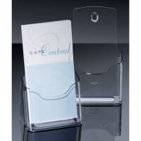 Sigel LH113 Prospekthalter DIN lang 1Fach Acryl glasklar