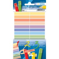 Herma 15238 Stiftetiketten 10x46mm farblich sortiert / 60St.