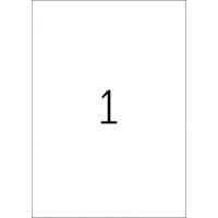 Herma 8637 Universaletiketten A4 Premium 210x297mm wei&szlig