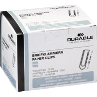 Durable 121125 Briefklammern 32mm verzinkt / 1000St.