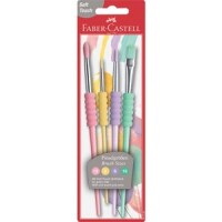Faber-Castell 481620 Soft-Touch Pinselset pastell /...