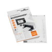 Durable 146002 Einsteckschild Badgemaker 61/122 x 210mm...