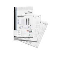 Durable 146002 Einsteckschild Badgemaker 61/122 x 210mm wei&