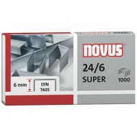 Novus 040-0026 Heftklammern 24/6 Super verzinkt / 1000St.