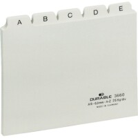 Durable 366002 Leitregister A-Z Kunststoff A6 quer...