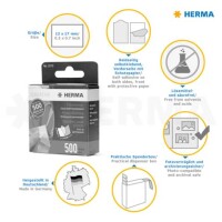 Herma 1070 Fotokleber Klebepad beidseitig haftend / 500St. 4