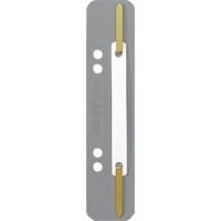 Leitz 3710-00-85 Heftstreifen kurz 35x158mm PP grau / 25St.