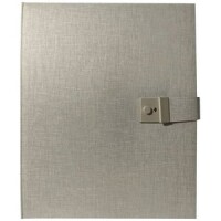 Goldbuch 53606 Dokumentenmappe A4 Trend Leinen grau