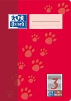 Oxford 100050408 Heft A5 Lineatur 3 rot / 16Blatt