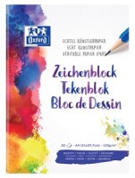 Oxford 100050321 Zeichenblock A4 120g wei&szlig; /...
