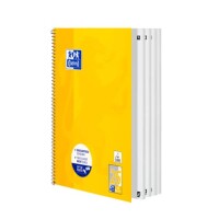 Oxford 100050356 Collegeblock A4 Lineatur 26 kariert mit Ran