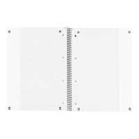 Oxford 100050356 Collegeblock A4 Lineatur 26 kariert mit Ran