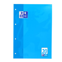 Oxford 100050354 Schulblock A4 Lin.20 4fach gelocht...