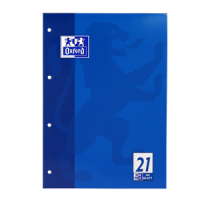 Oxford 100050347 Schulblock A4 Lineatur 21 liniert / 50Blatt