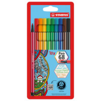 Stabilo 6810/PL Fasermaler Pen 6810/PL 1mm sortiert /...