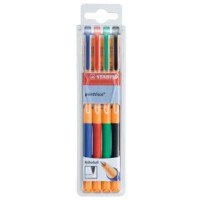 Stabilo 1099/4 PointVisco Tintenroller 0,5mm sortiert /...