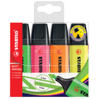 Stabilo 70/4 Boss Original Textmarker 2-5mm sortiert / 4St.