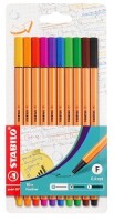 Stabilo Point 8810 Fineliner EF 0,4mm sortiert / 10St.