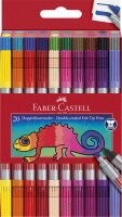 Faber-Castell 151119 Doppelfasermaler / 20 Stifte