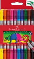 Faber-Castell 151110 Doppelfasermaler Duo sortiert /...