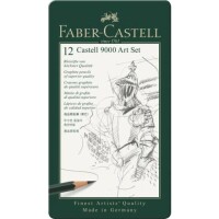 Faber-Castell 119065 Bleistift 9000 Design Art Set 2H -...