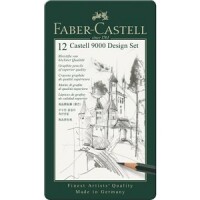 Faber-Castell 119064 Bleistift 9000 Design Set 5B - 5H /...