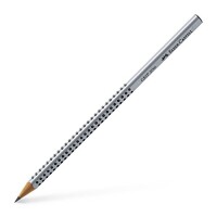 Faber-Castell 117012 Bleistift Grip 2001 silbergrau / 2H