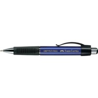 Faber-Castell 140732 Kugelschreiber Grip Plus metallicblau
