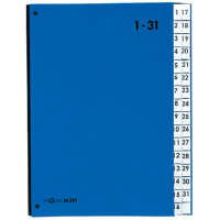 Pagna 24329-02 Pultordner A4 1-31 32teilig Tabe blau