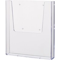 Helit H2350202 Wandprospekthalter A4 PS 1Fach transparent