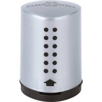 Faber-Castell 183700 Einfachspitzdose Grip 2001 Mini silber