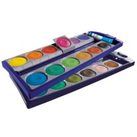 Pelikan 400197045 Deckfarbkasten 735/K24 / 24 Farben+Deckwei