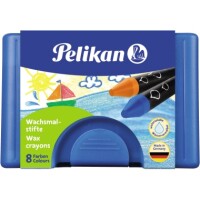 Pelikan 300008325 Wachsmalstifte rund wasservermalbar...