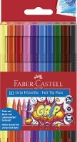 Faber-Castell 155310 Fasermaler Grip sortiert / 10St.