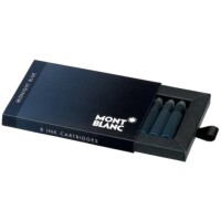 Montblanc 128199 Tintenpatronen blauschwarz (midnight...
