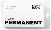 Montblanc 128209/107757 Tintenpatronen permanent schwarz / 8