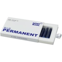 Montblanc 128208 Tintenpatronen permanent blau / 8St.