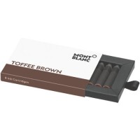Montblanc 128203 Tintenpatronen braun (Toffee Brown) / 8St.