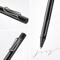 Lamy 1220400 Kugelschreiber safari (Modell 219) schwarz hoch